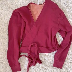 Cropped Ballet Sweater